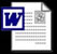 text in ms word format